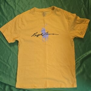 Ralph Lauren Men's Tee in Vibrant Yellow